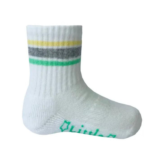 Organic Sporty Non-slip Quarter Crew Socks