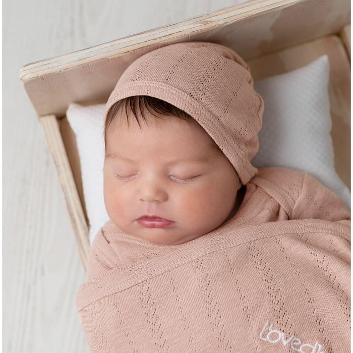L'ovedbaby Pointelle Hat-Simply Green Baby