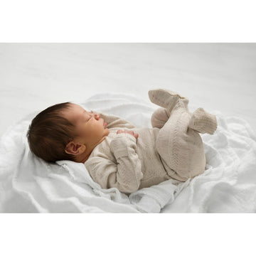 Baby pointelle snap footie