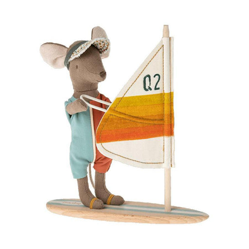 Maileg Beach Mice, Surfer Big Brother-Simply Green Baby