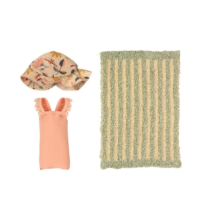 Maileg Beach Set for Big Sister Mouse-Simply Green Baby