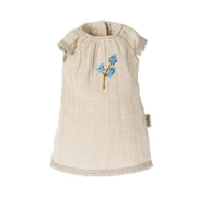 Maileg Blue Embroidered Dress, Size 2-Simply Green Baby