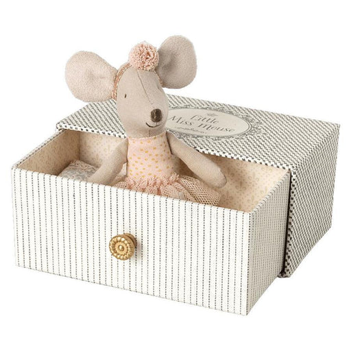Maileg Dance Mouse in Daybed, Little Sister-Simply Green Baby