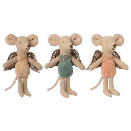 Maileg Fairy Mouse - Little Brother/Sister-Simply Green Baby