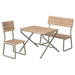 Maileg Garden Set, Table w. Chair + Bench-Simply Green Baby