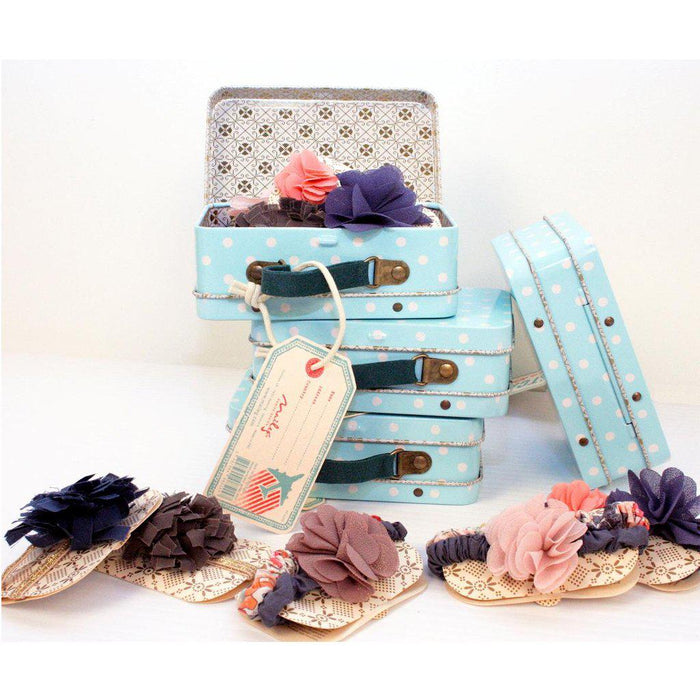 Maileg Hair Accessories, Blue Suitcase w. 7 Accessories-Simply Green Baby