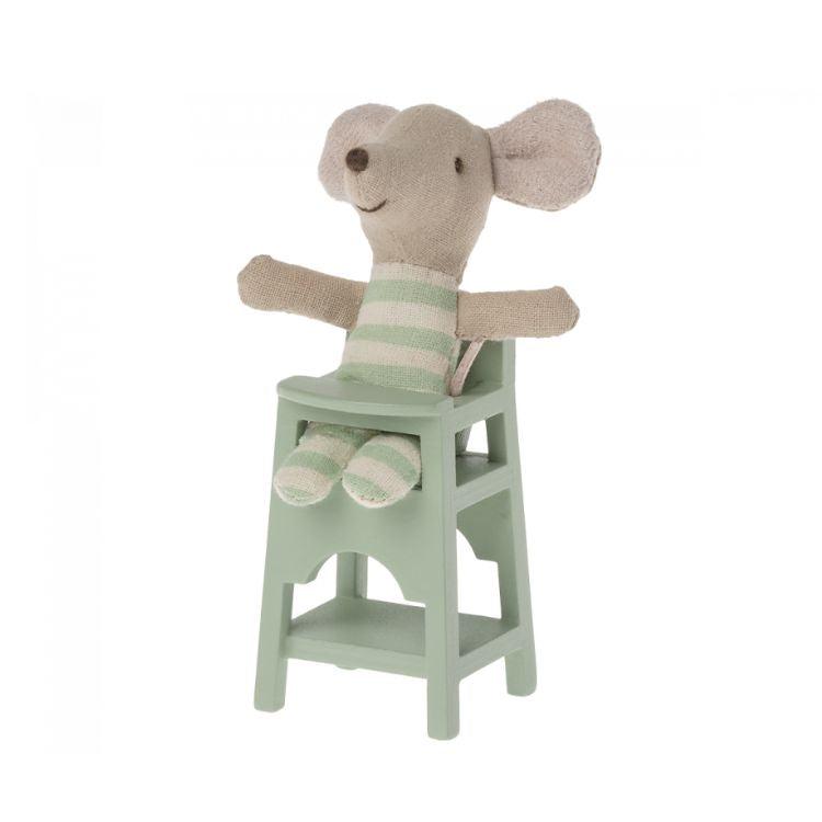 Maileg High Chair, Mouse-Simply Green Baby