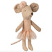 Maileg Little Sister Ballerina Mouse with Pompom-Simply Green Baby