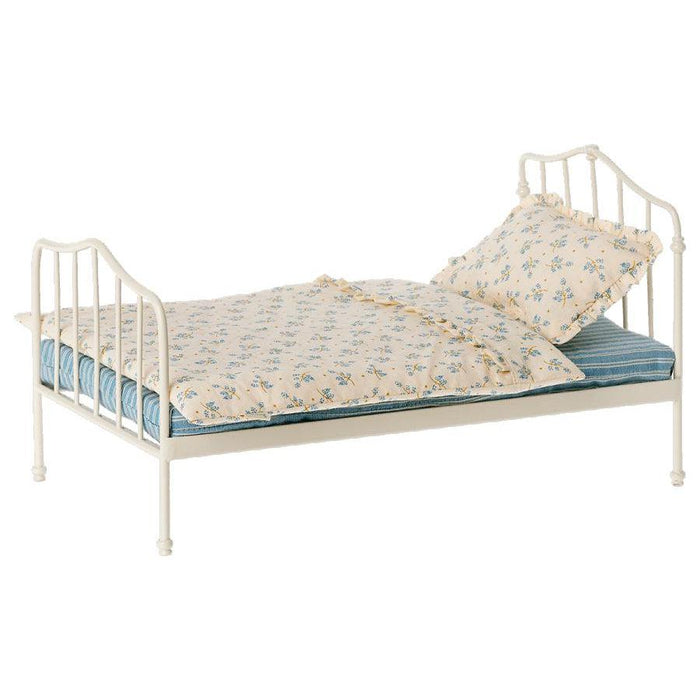 Maileg Miniature Bed, Blue-Simply Green Baby