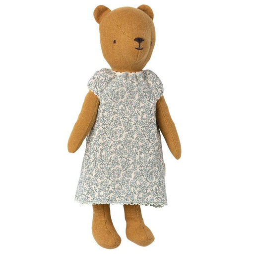Maileg Nightgown for Teddy Mum, Blue Flowers-Simply Green Baby