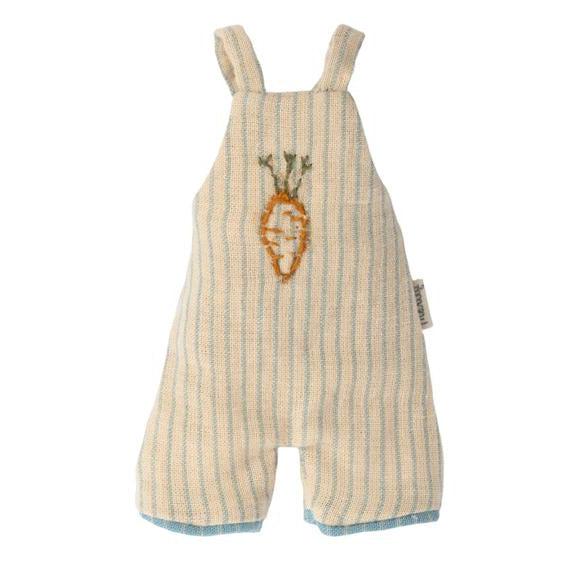 Maileg Overalls with Carrot, Size 1-Simply Green Baby