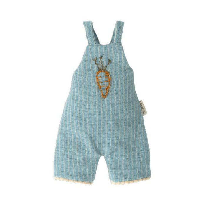 Maileg Overalls with Carrot, Size 2, Blue-Simply Green Baby