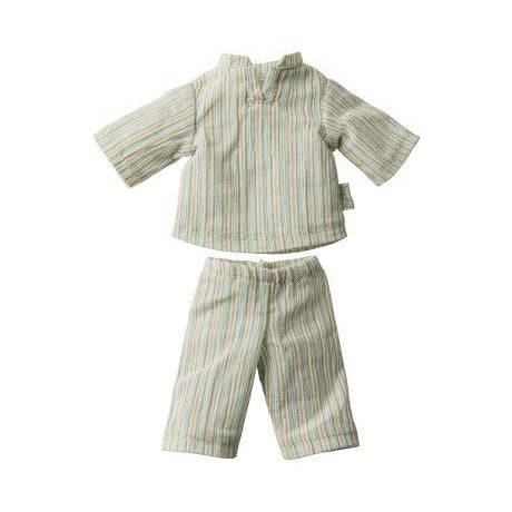 Maileg Pyjamas, Size 1-Simply Green Baby