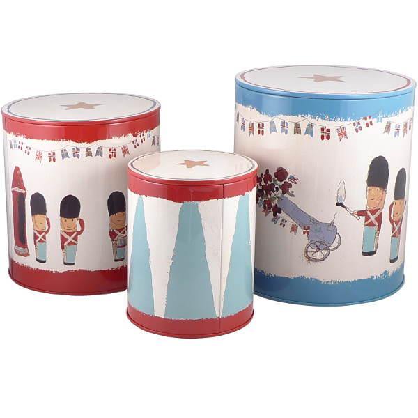 Maileg Soldier Nesting Tin Set-Simply Green Baby