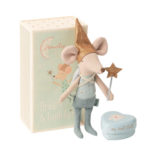 Maileg Tooth Fairy Mouse in Matchbox - Big Brother-Simply Green Baby