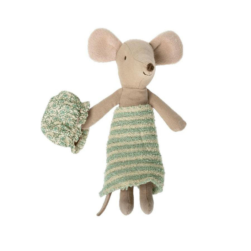 Maileg Wellness Mouse, Big Sister-Simply Green Baby