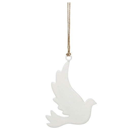 Metal Flying Dove Ornament-Simply Green Baby