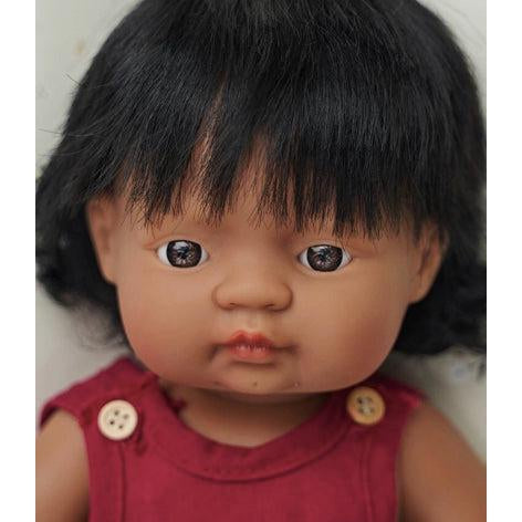 Miniland Baby Doll Hispanic Girl-Simply Green Baby