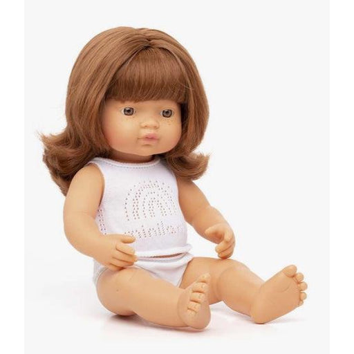 Miniland Baby Doll Redhead Girl-Simply Green Baby