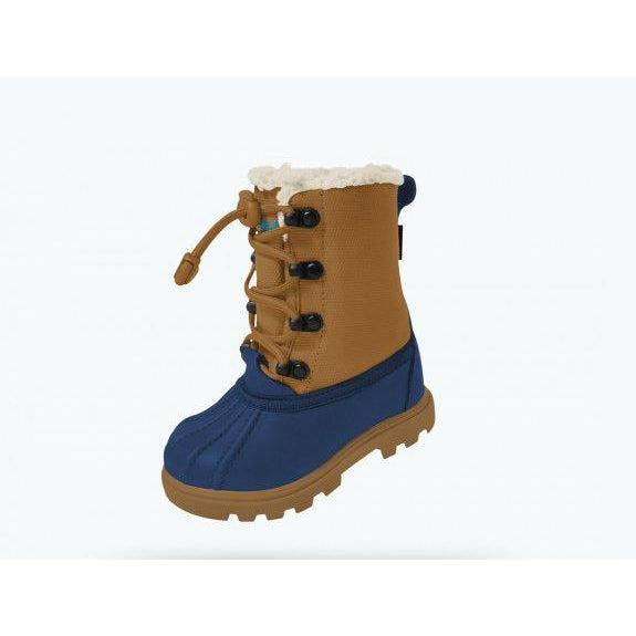 Native Shoes Jimmy 3.0 Treklite - Regatta Blue-Quicksand Brown-Simply Green Baby
