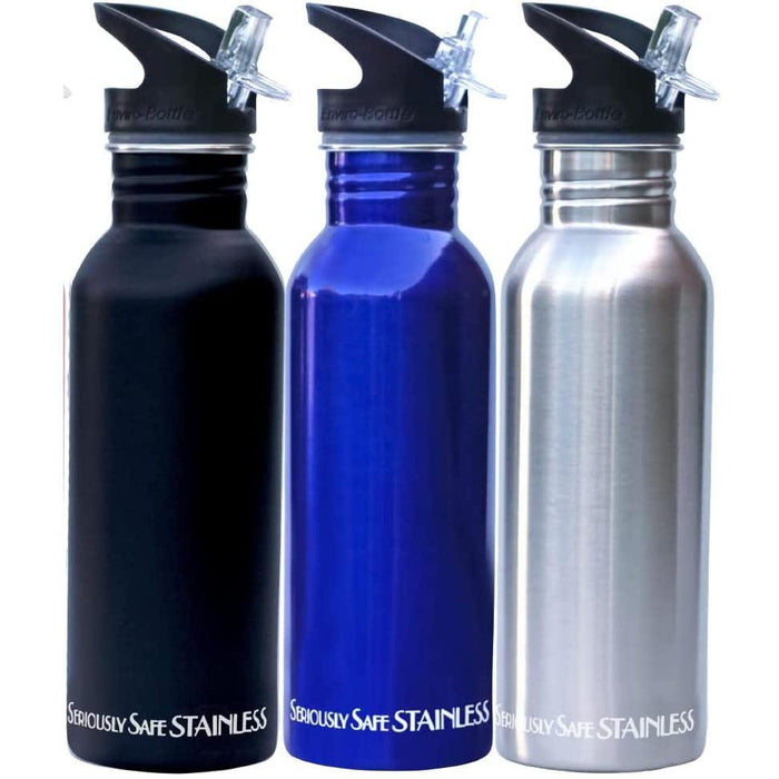 New Wave Stainless Steel Bottle, 600ml-Simply Green Baby