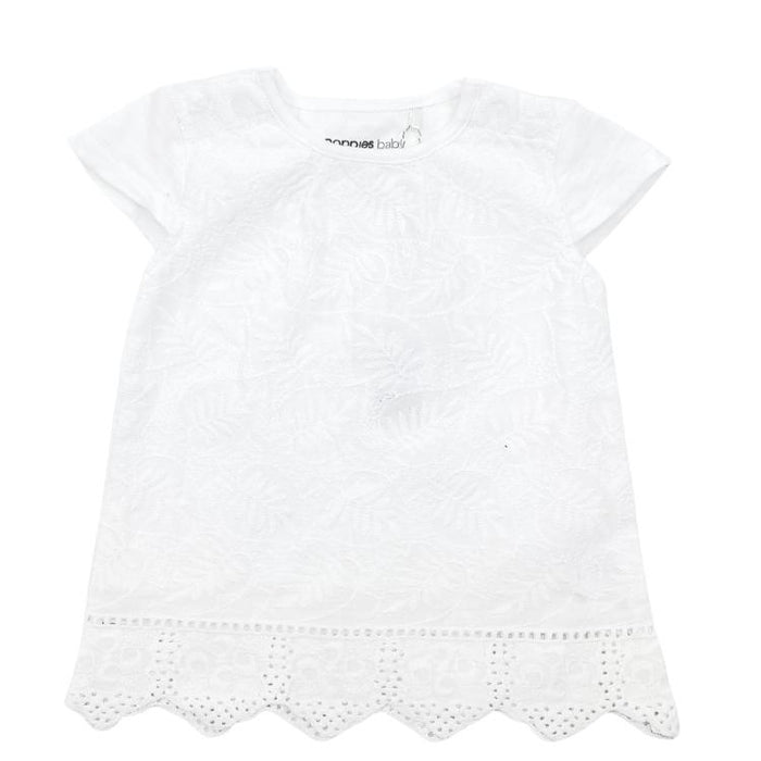 Noppies Baby Mya Embroidered Dress - White-Simply Green Baby