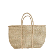 Olli Ella Caro Seagrass Market Bag-Simply Green Baby