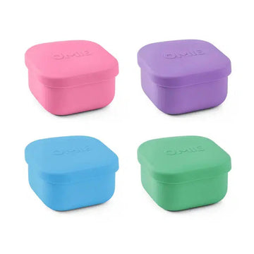 OmieSnack Silicone Food Storage 9.4 oz Container for OmieBox - Green 