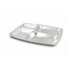 Onyx Stainless Steel Rectangular Divided Lunch Tray-Simply Green Baby