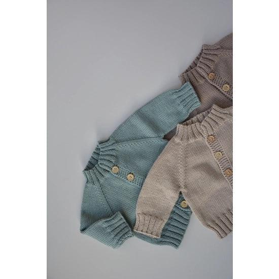 Organic Baby Knitted Cardigan-Simply Green Baby