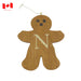 Personalized Wooden Gingerbread Ornament-Simply Green Baby