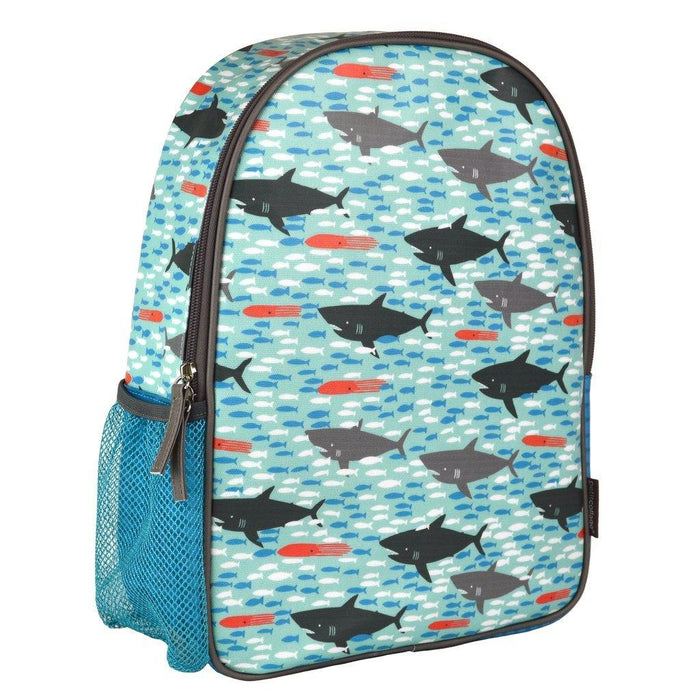 Petit Collage Eco Friendly Backpack - Sharks-Simply Green Baby