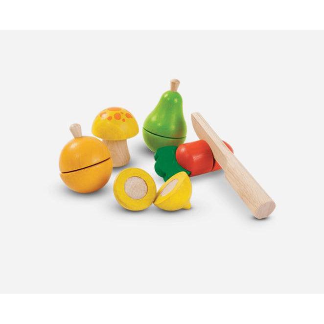 Plan Toys Fruit + Vegetable Play Set-Simply Green Baby