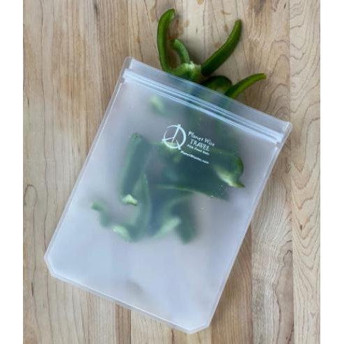 Planet Wise Leak-Proof Clear Bag (pack of 3)-Simply Green Baby
