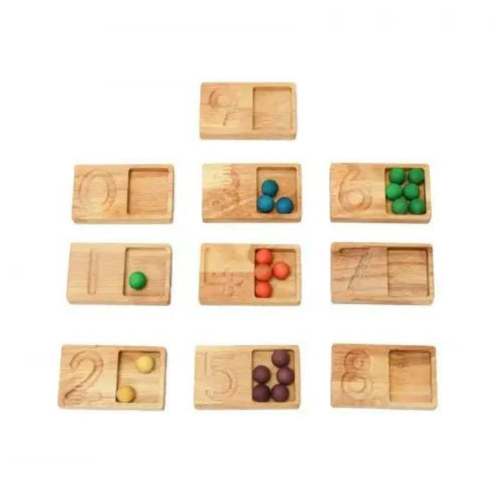 Counting + Writing Tray