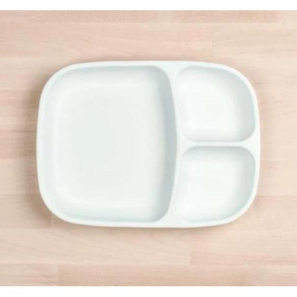 Re-Play Large Divided Plates-Simply Green Baby
