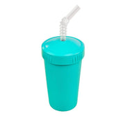 Re-Play Straw Cup with Lid + Straw-Simply Green Baby