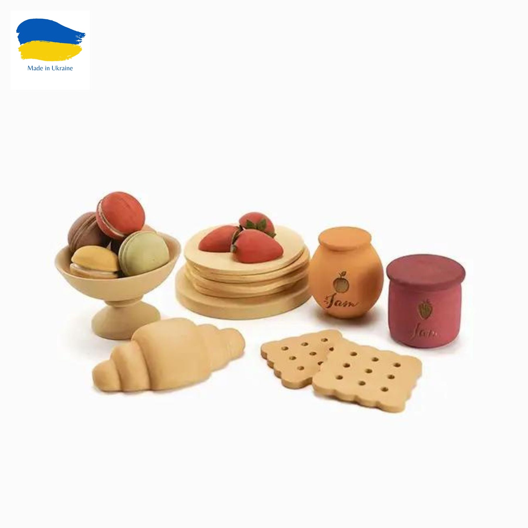 Sabo Concept Wooden Play Food Set, Desserts — Simply Green Baby