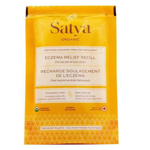 Satya Organic Eczema Relief Balm - Compostable Refill Pouch 60ml-Simply Green Baby