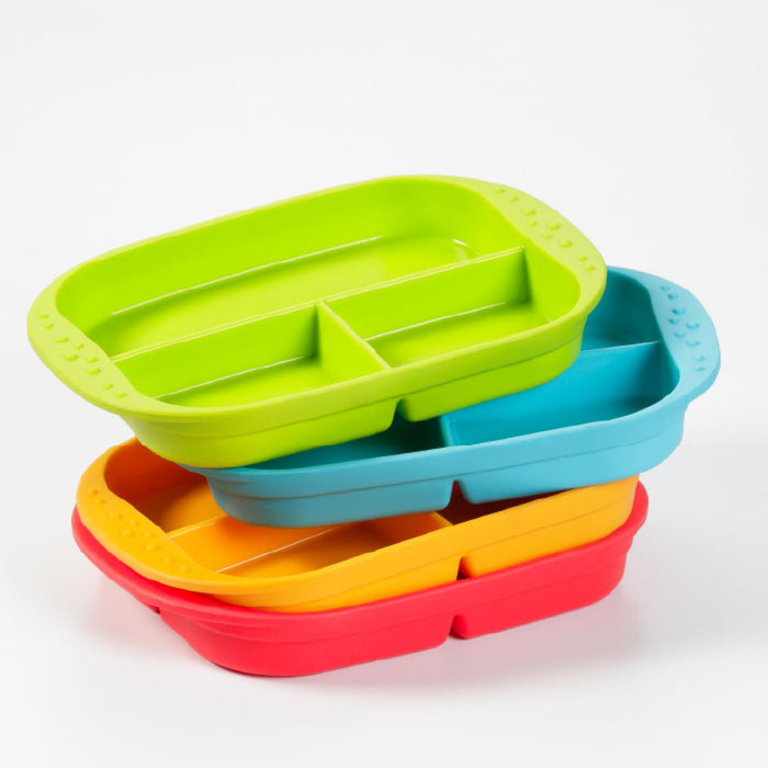 Silicone Divided Plates-Simply Green Baby
