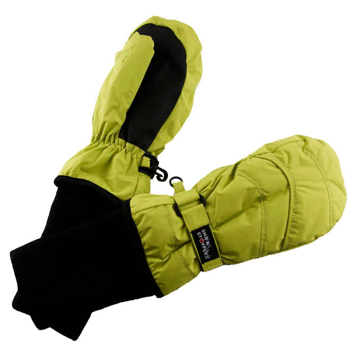 SnowStoppers® Nylon Mittens - Lime-Simply Green Baby