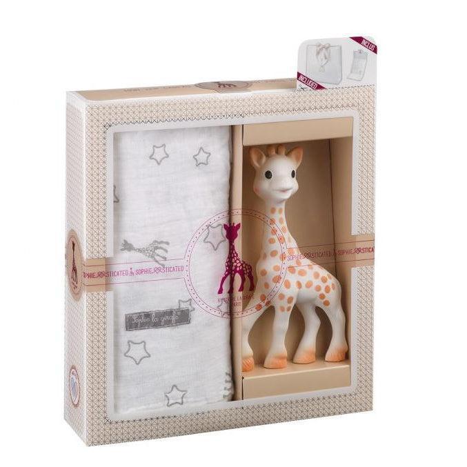 Sophie the Giraffe - Tenderness Creation Gift Set Swaddle-Simply Green Baby