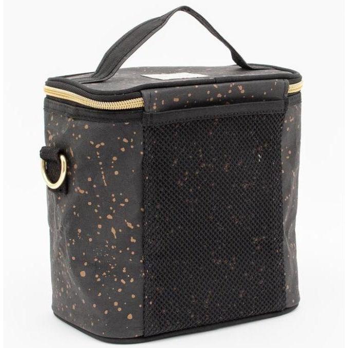 SoYoung Black Paper Petite Lunch Poche - Gold Splatter-Simply Green Baby