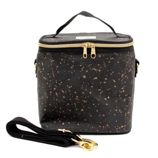 SoYoung Black Paper Petite Lunch Poche - Gold Splatter-Simply Green Baby