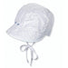 Sterntaler Summer Hat - Peaked Bonnet White-Simply Green Baby