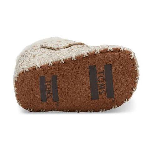 TOMS Cuna - Gold Foil Snow Spots-Simply Green Baby