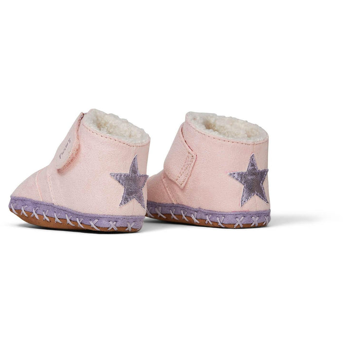 TOMS Cuna - Pink Microsuede Star-Simply Green Baby