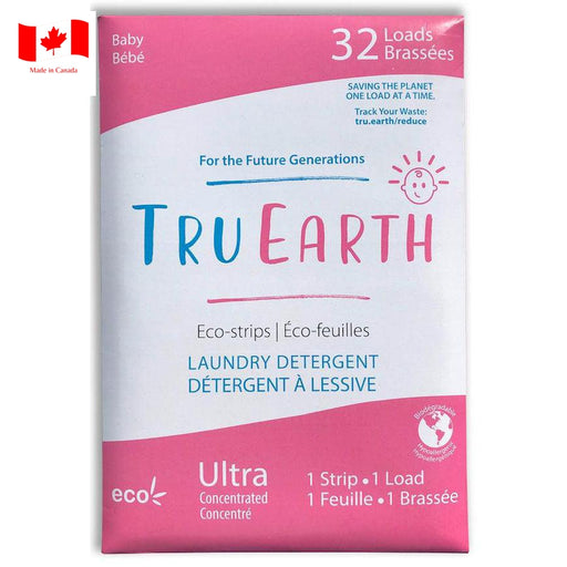 Tru Earth Eco-Strips Laundry Detergent, Baby-Simply Green Baby