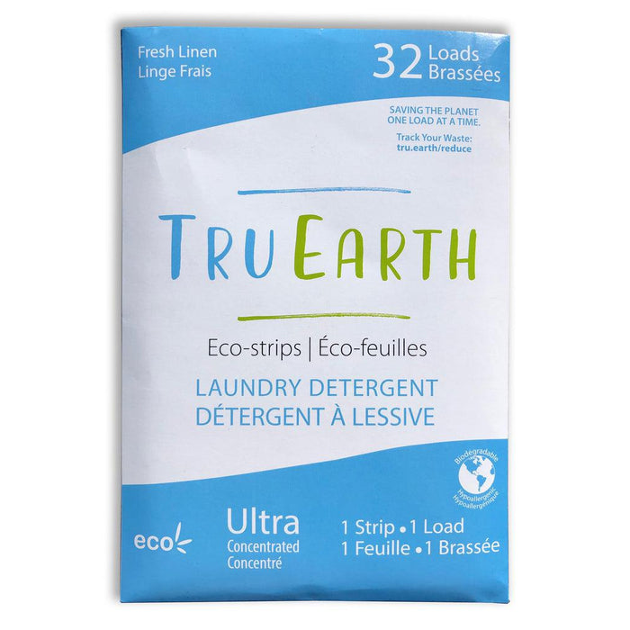 Tru Earth Eco-Strips Laundry Detergent, Linen-Simply Green Baby