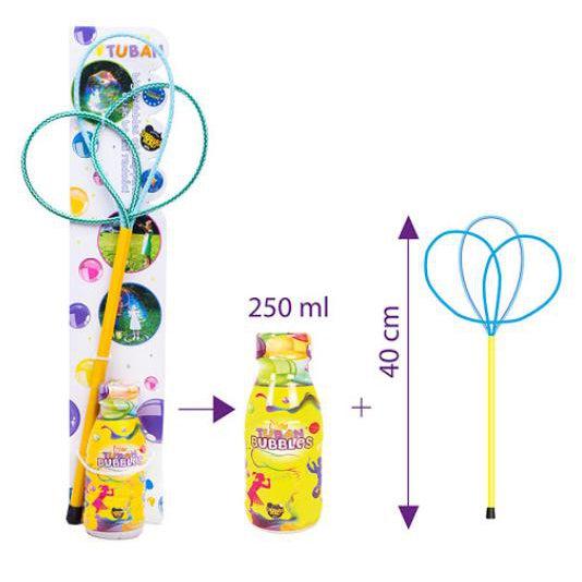 Tuban Soap Bubble Ring Pro Multi Butterfly + 250 ml Set-Simply Green Baby